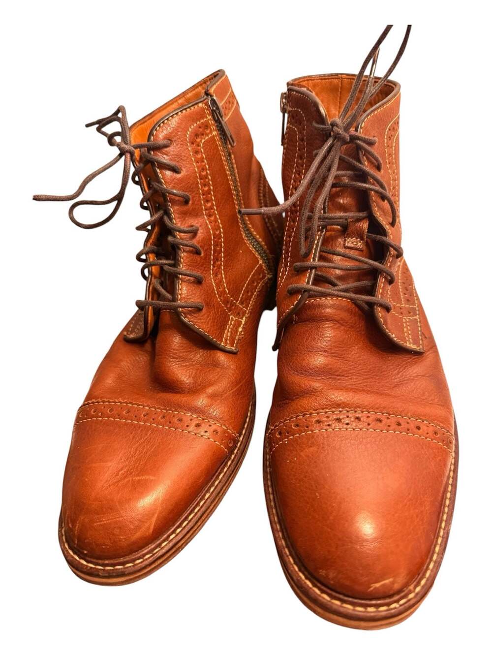 Johnston & Murphy J&M Flex Leather Zip Boots